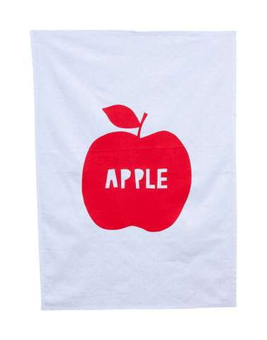 Juicy Red Apple Tea Towel