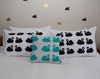 Charcoal Swan Pillowcase - Single